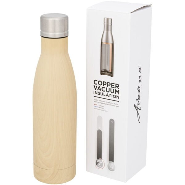 Vasa 500 ml Wood Look Copper Vacuum Insulated Bottle