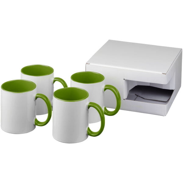 Ceramic Sublimation Mug 4 Pieces Gift Set