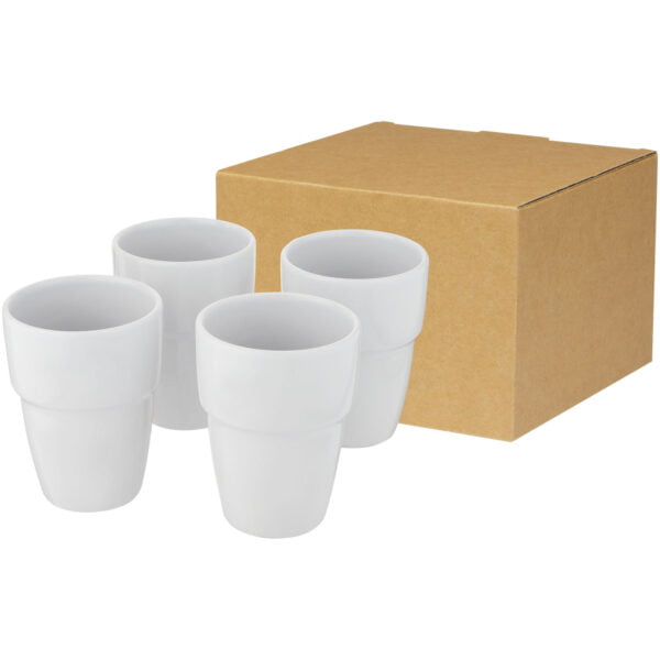 Staki 4 Piece 280 ml Stackable Mug Gift Set