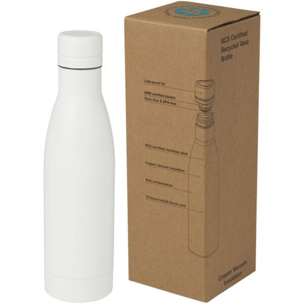 Vasa 500 ml Rcs Certified Recycled Stainless Steel Copper Vacuum Insulated Bottle