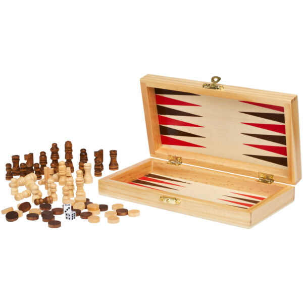 Mugo 3 In 1 Wooden Game Set