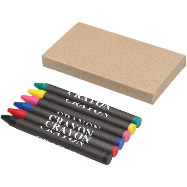 Ayo 6 Piece Coloured Crayon Set