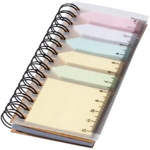 Spinner Spiral Notebook With Coloured Sticky...