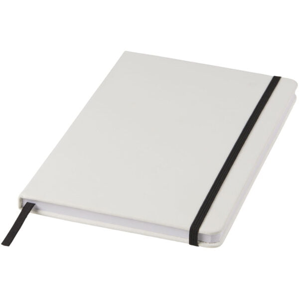 Spectrum A5 White Notebook With Coloured Strap