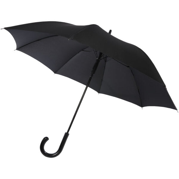 Fontana 23 Auto Open Umbrella With Carbon Look And Crooked Handle