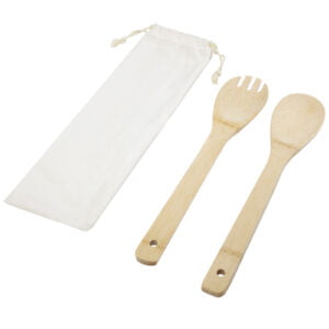 Endiv Bamboo Salad Spoon And Fork