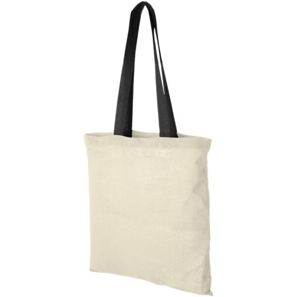 Nevada 100 G M%C2%B2 Cotton Tote Bag Coloured Handles 7L