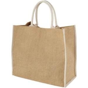 Harry Coloured Edge Jute Tote Bag 25L