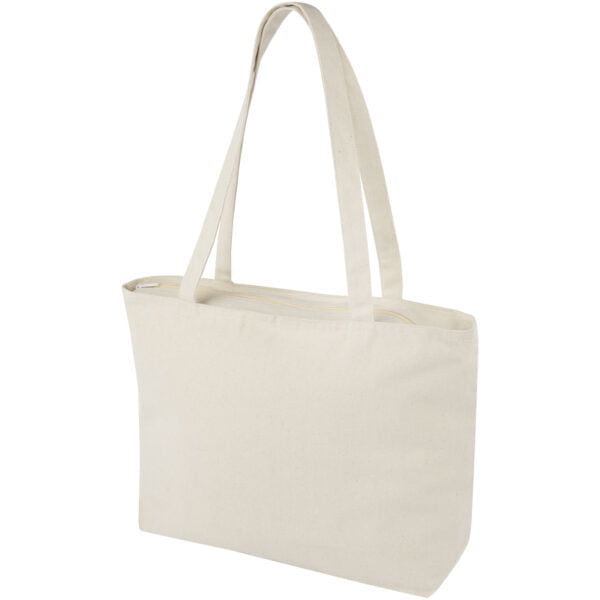 Ningbo 320 G M%C2%B2 Zippered Cotton Tote Bag 15L