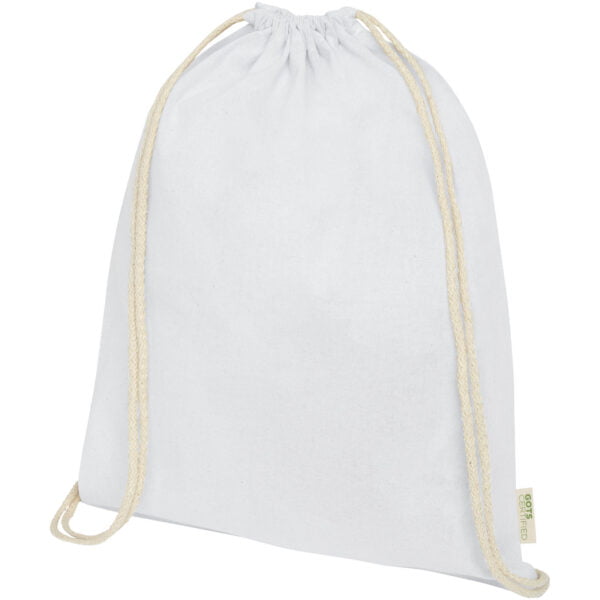 Orissa 140 G M%C2%B2 Gots Organic Cotton Drawstring Backpack 5L