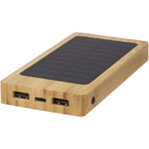 Alata 8000 Mah Bamboo Solar Power Bank