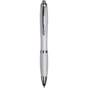 Curvy Ballpoint Pen With Frosted Barrel And ...