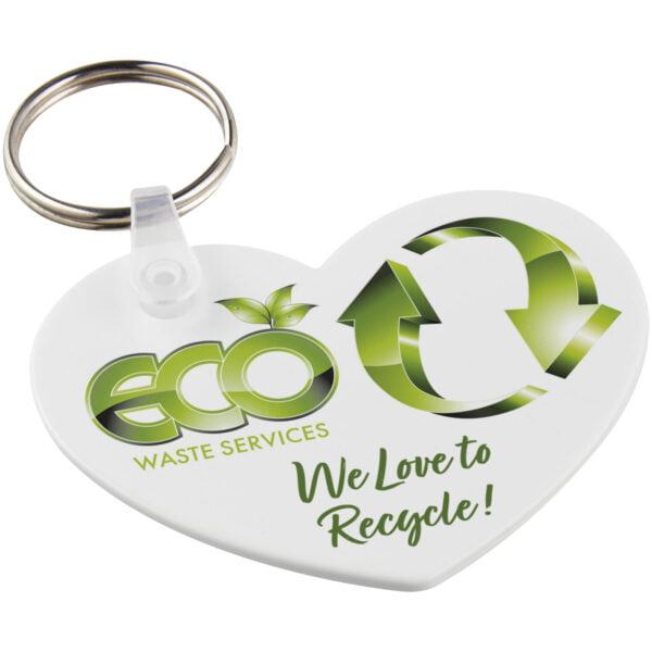 Tait Heart Shaped Recycled Keychain