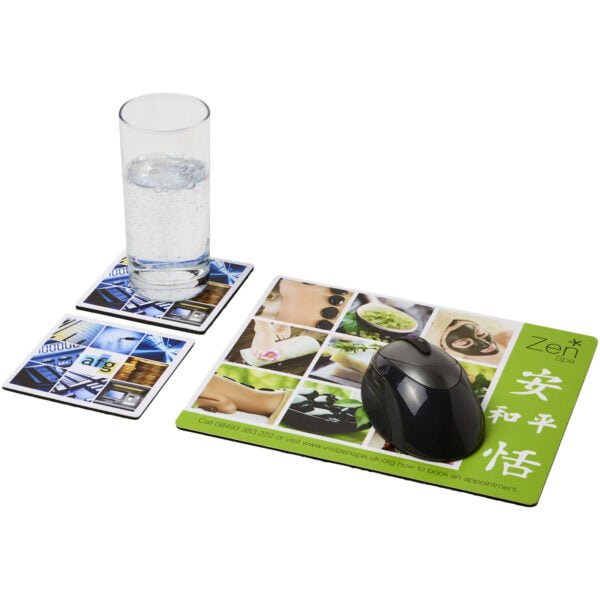 Q Mat Mouse Mat And Coaster Set Combo