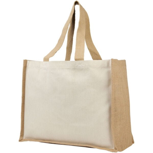 Varai 320 G M%C2%B2 Canvas And Jute Shopping Tote Bag 23L