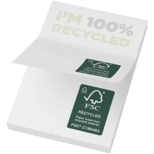 Sticky Mate Recycled Sticky Notes 50 X 75 Mm