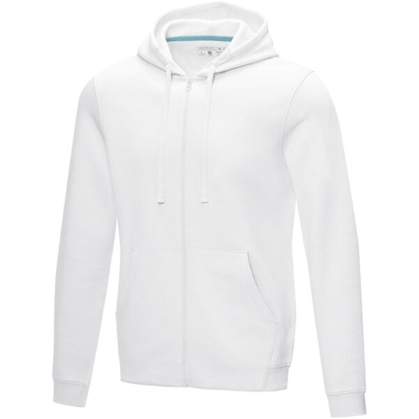 Ruby Mens Gots Organic Recycled Full Zip Hoodie