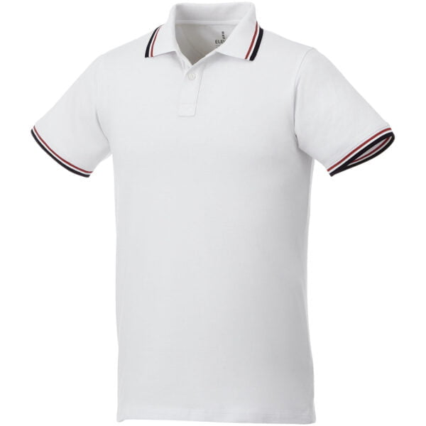 Fairfield Short Sleeve Mens Polo With Tipping