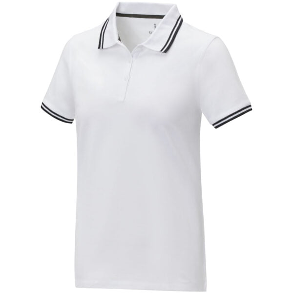 Amarago Short Sleeve Womens Tipping Polo