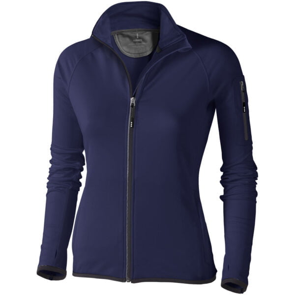 Mani Womens Performance Full Zip Fleece Jacket